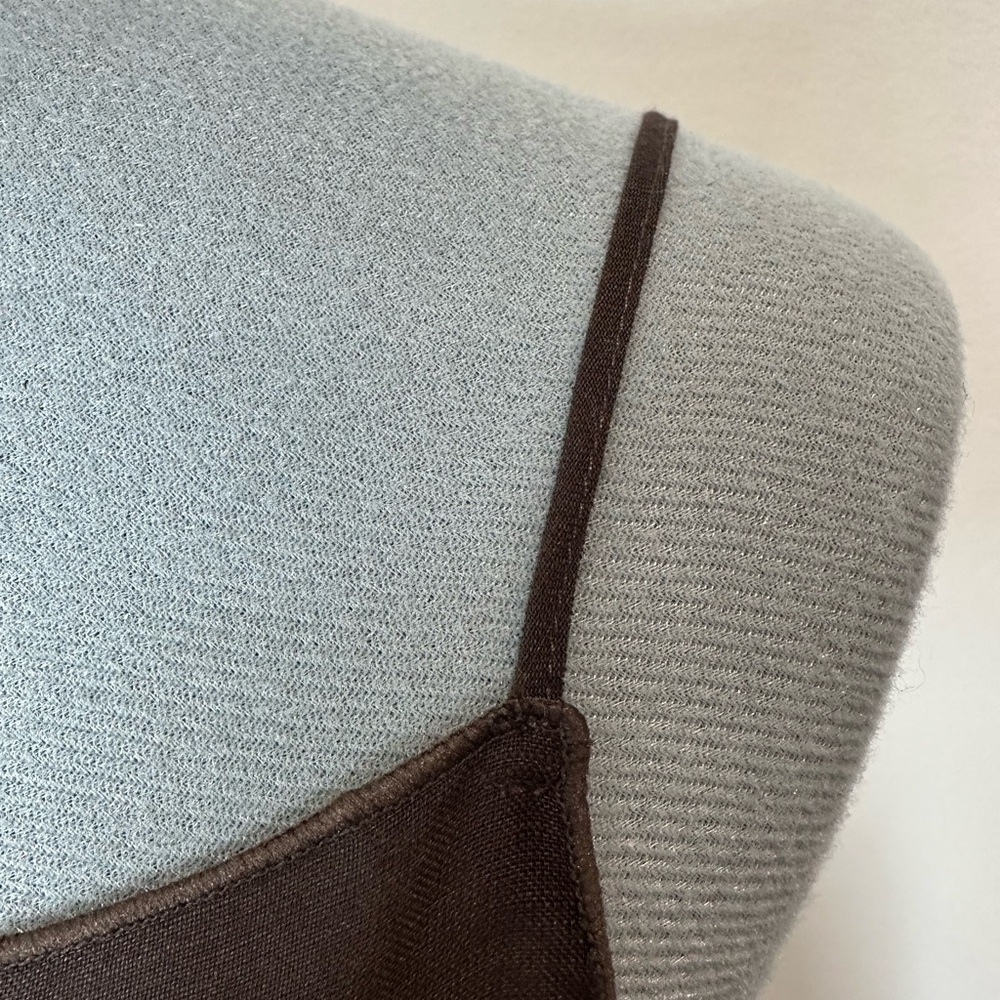 Massimo Dutti Brown Slip Midi Dress - Picture 5 of 14